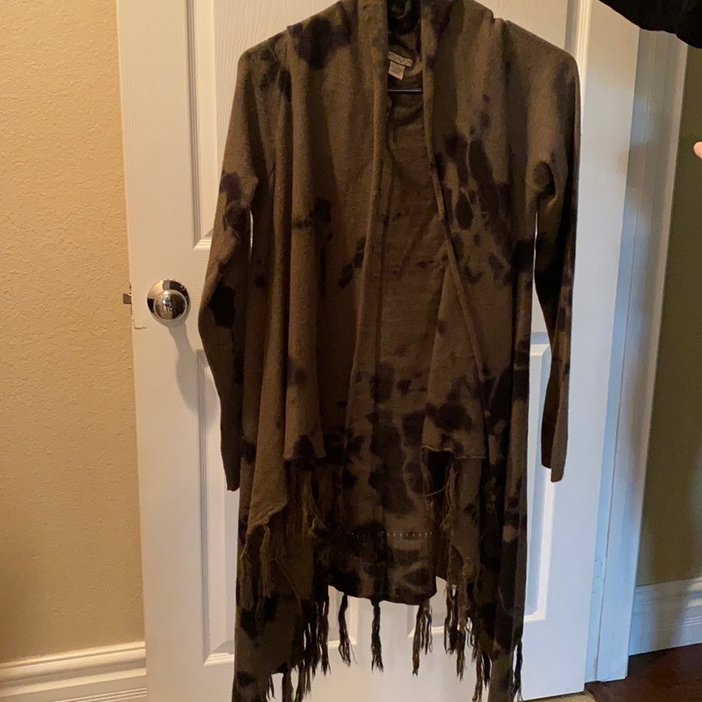 Tie dye cardigan